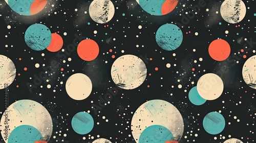 Abstract seamless pattern