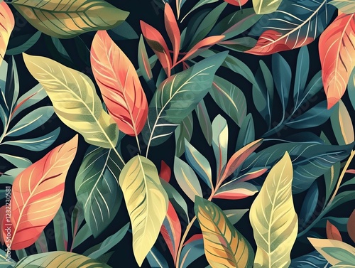 Abstract seamless pattern