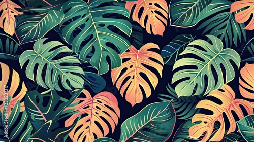 Abstract seamless pattern