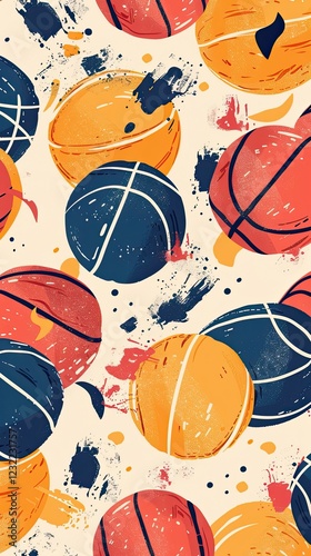 Abstract seamless pattern