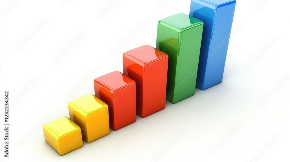 A bar graph showing expense reduction over time, clean white background. A bar graph showing expense reduction over time, clean white background.