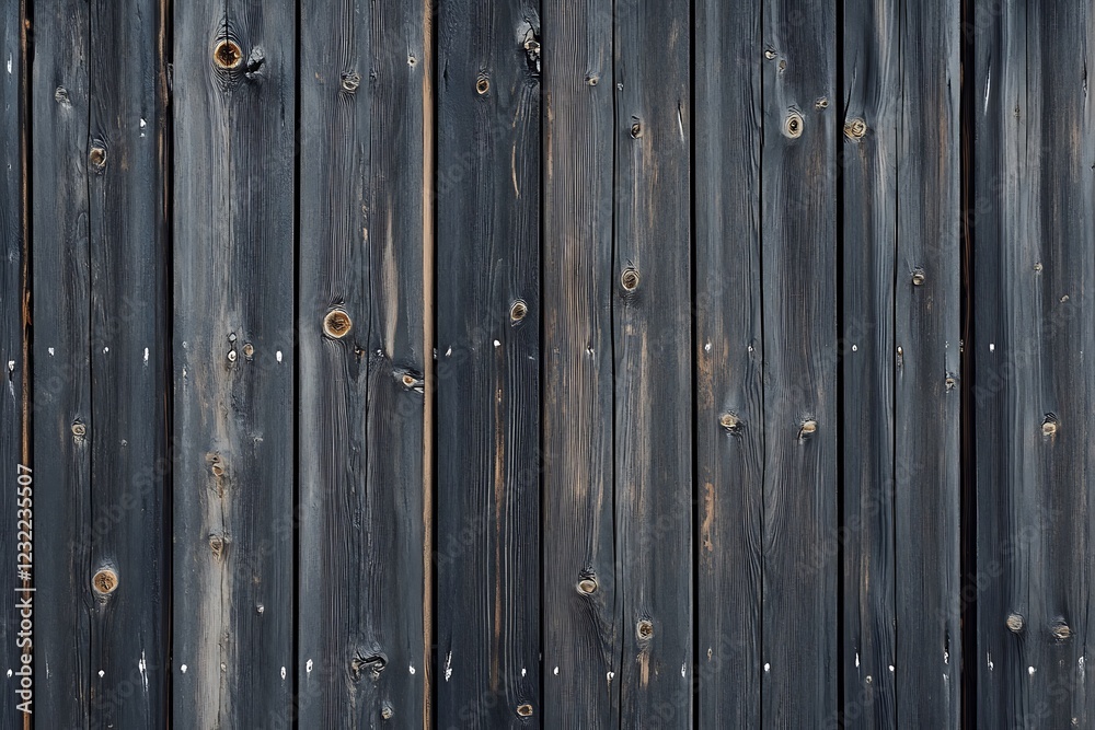 Fototapeta premium Dark Gray Wood Plank Wall Texture Background