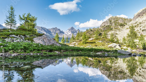 Fototapeta Naklejka Na Ścianę i Meble -  Summer alpine landscape