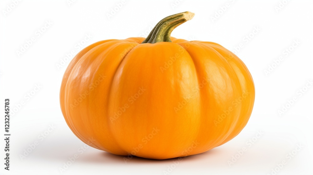 fresh pumpkin isolated on white background closeup. fresh pumpkin isolated on white background closeup.