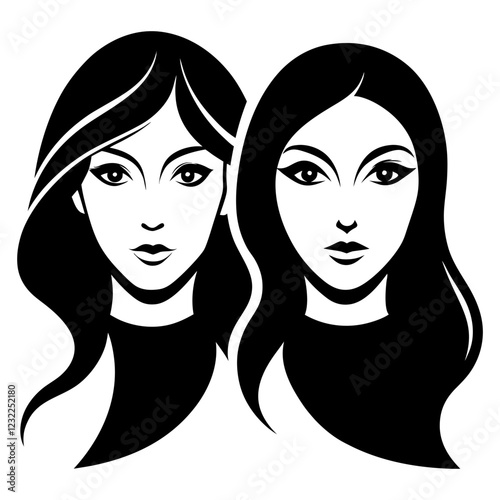 silhouette of women