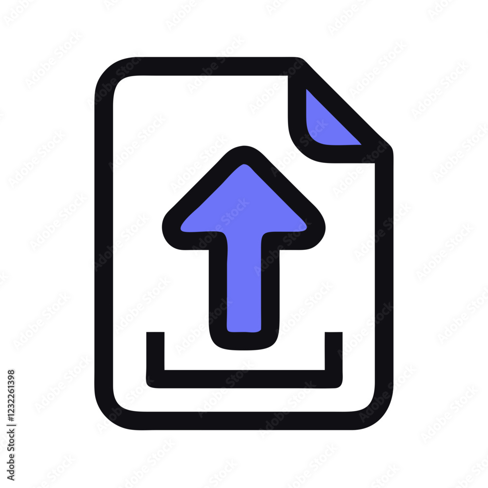 Minimalist File Download Symbol in Vector Format Minimalist File Download Symbol in Vector Format