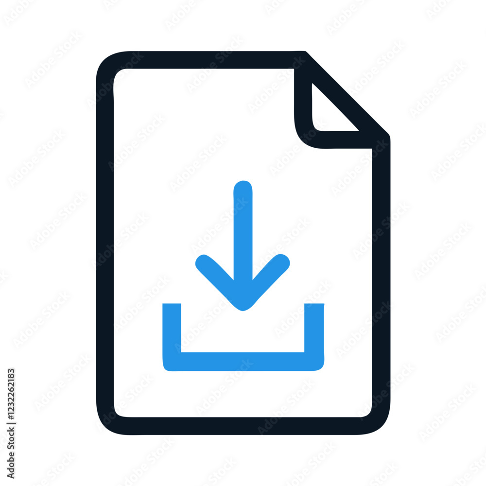 Download Arrow Icon for Digital Files Download Arrow Icon for Digital Files