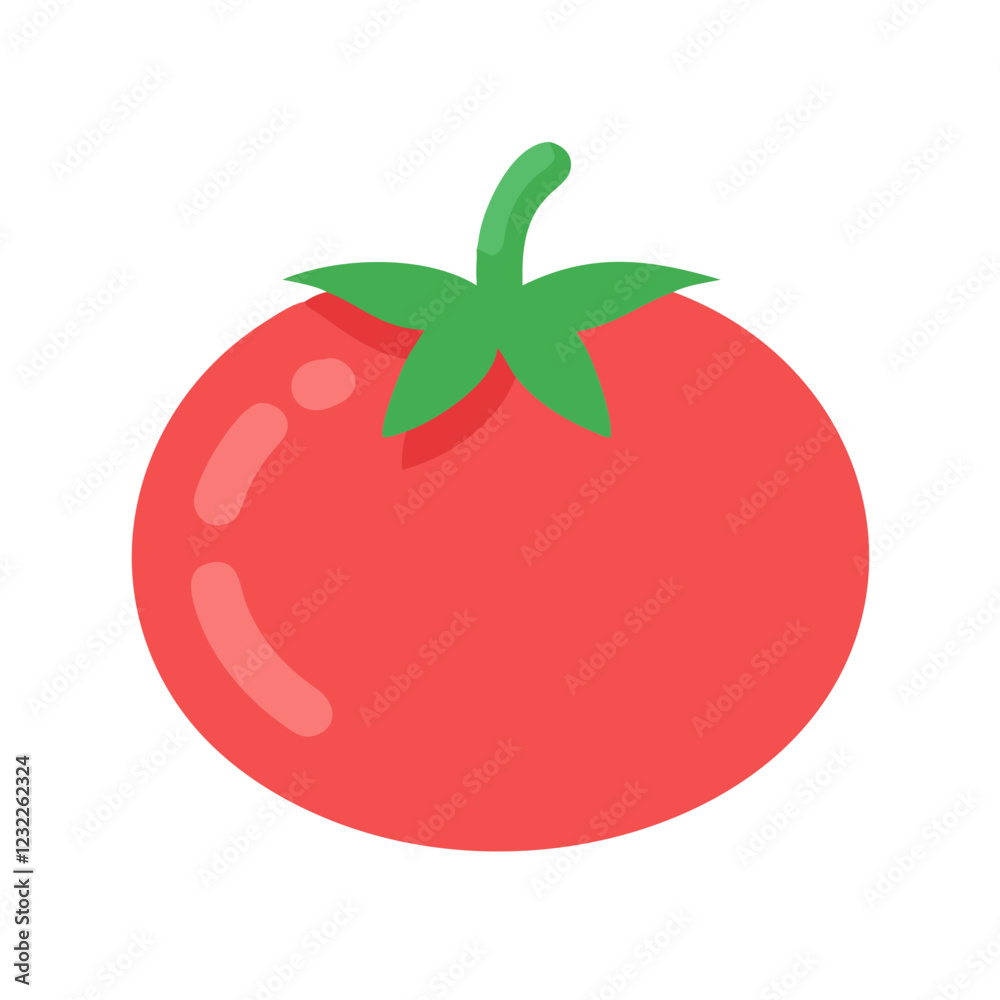 High-Quality Tomato Vector Image – Clean and Minimalist High-Quality Tomato Vector Image – Clean and Minimalist