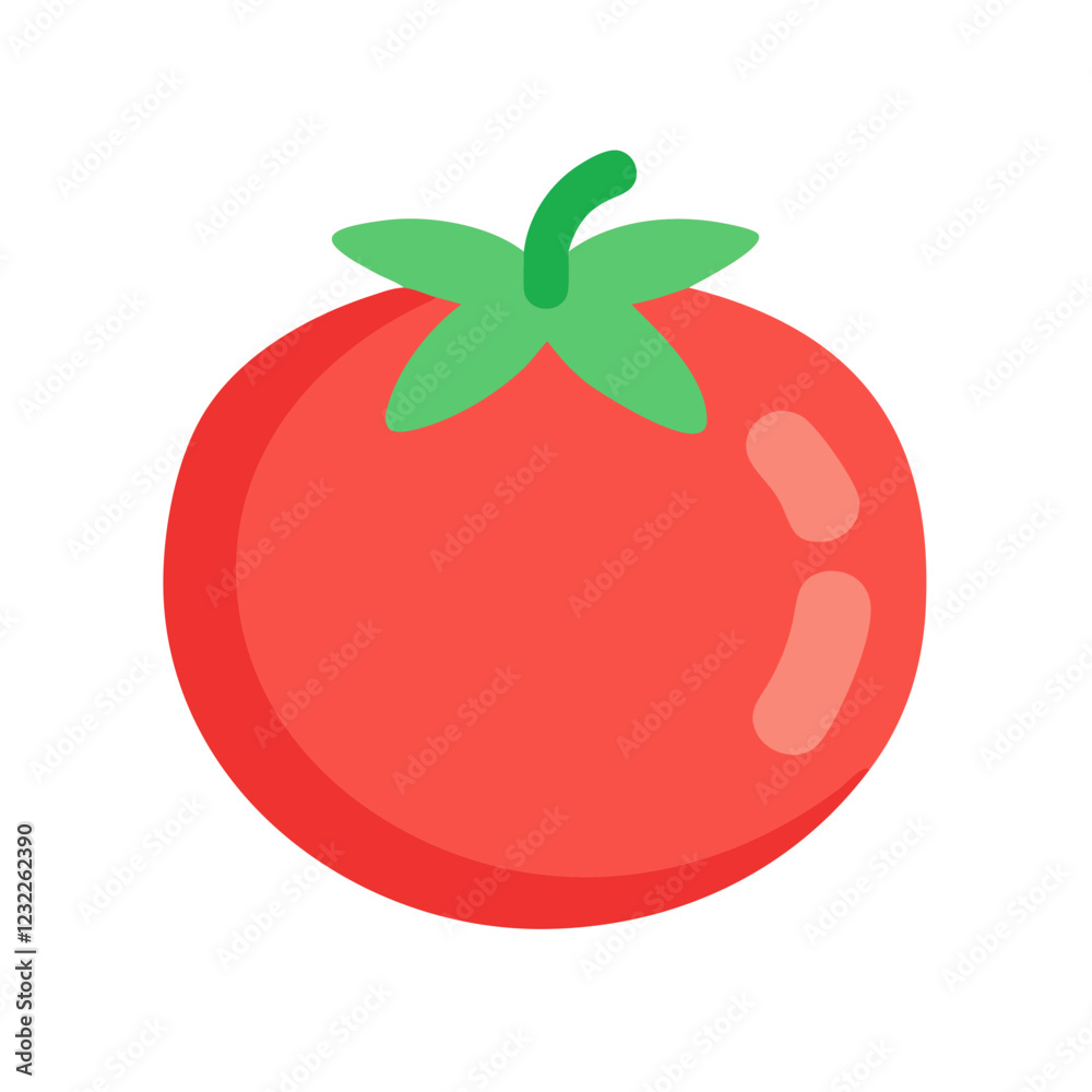 High-Quality Tomato Vector Image – Clean and Minimalist High-Quality Tomato Vector Image – Clean and Minimalist