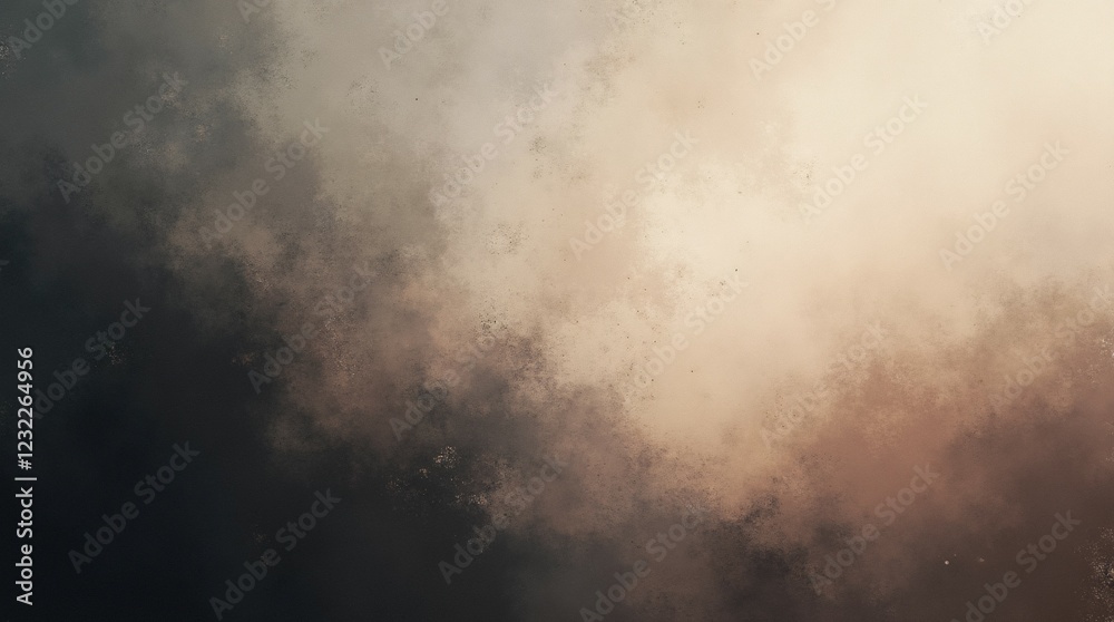 Mystical Abstract Smoke In Shades Of Beige And Brown With A Soft Glow. Mystical Abstract Smoke In Shades Of Beige And Brown With A Soft Glow.
