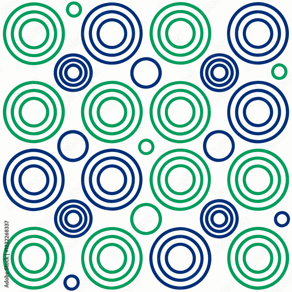 Crear estampado con circulos de varios grosores Crear estampado con circulos de varios grosores