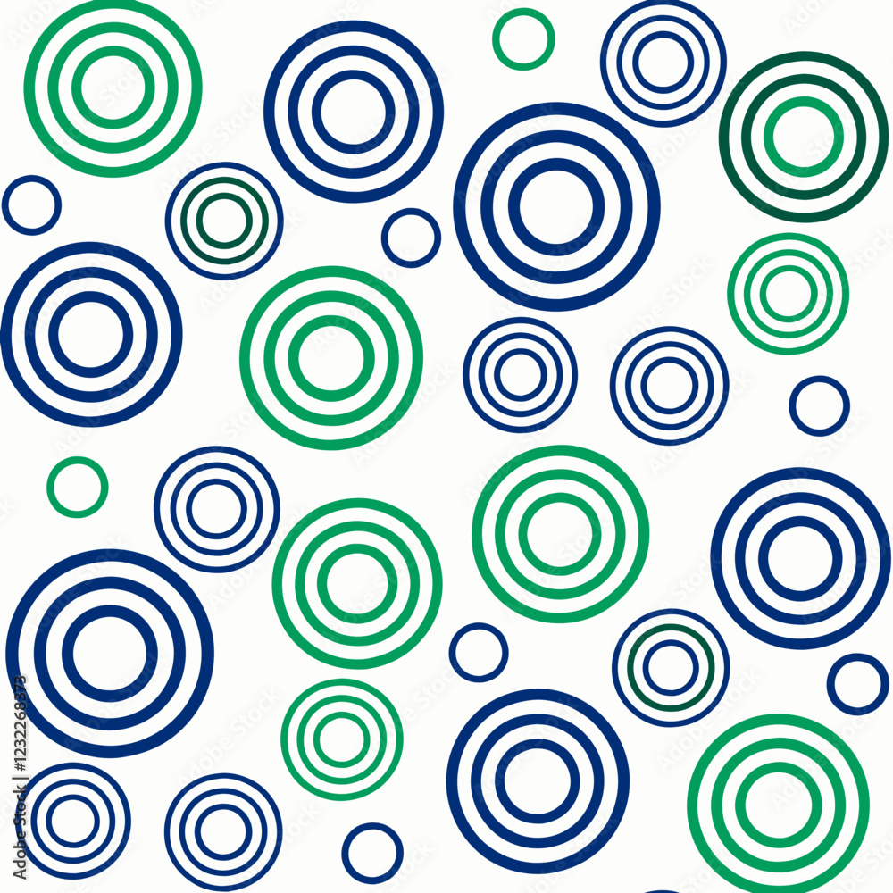 Crear estampado con circulos de varios grosores Crear estampado con circulos de varios grosores