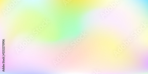 Blurred gradient mesh background. Colorful smooth banner template. Holographic Texture. Metal Gasoline Brochure. Neon Poster. Hologram Gradient. 