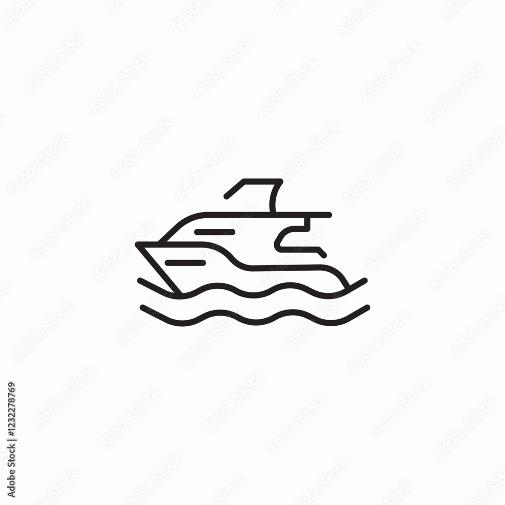 catamaran ship icon sign vector catamaran ship icon sign vector