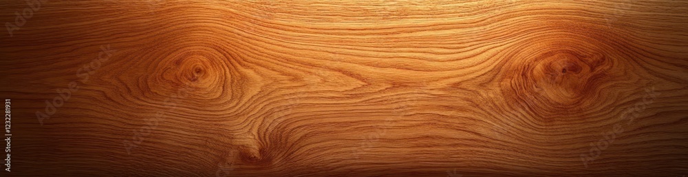 Fototapeta premium Polished Cherry Wood Grain Close-Up Natural Texture Background