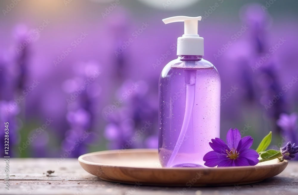 liquid soap in a bottle with a dispenser for advertising liquid soap in a bottle with a dispenser for advertising