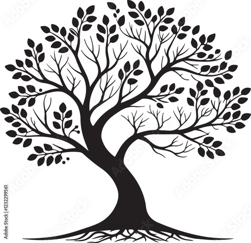Isolated black tree icon Vector, black tree Silhouette,black tree icon set, black tree for logo,color black tree Vector illustration, Vector Graphic, EPS 10 , clip art work