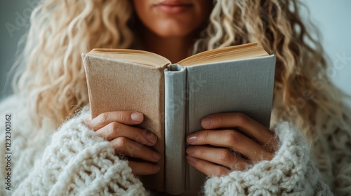 Embracing the warmth of stories in a cozy reading nook