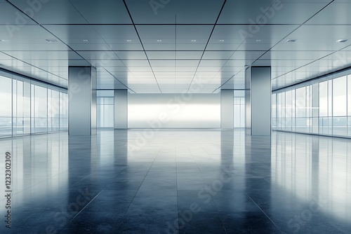 Wallpaper Mural A web banner displaying a trendy, unoccupied room with a chic design, highlighted by a significant wall that allows for extensive customization options. Torontodigital.ca