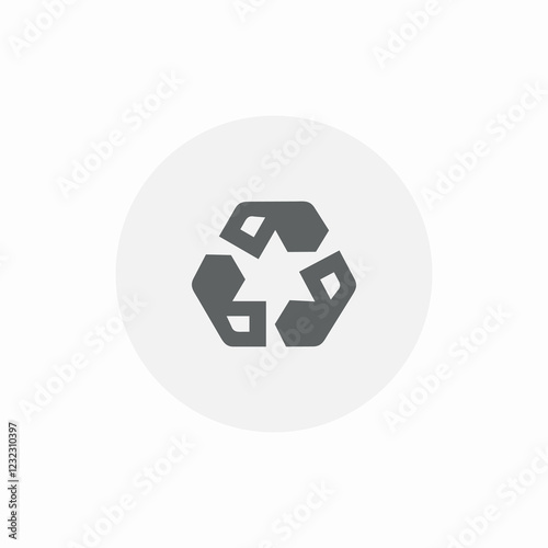 recycle package icon sign vector