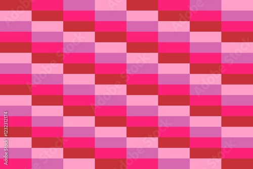 Seamless bricks pattern background in pink.