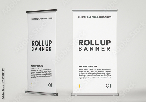 Roll Up Banner Mockup