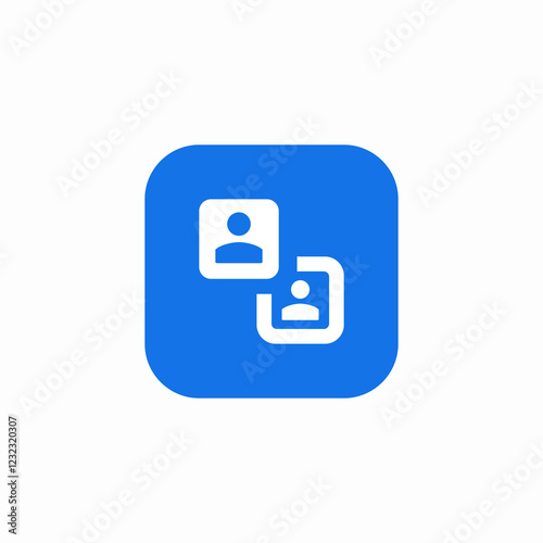 contact communication icon sign vector