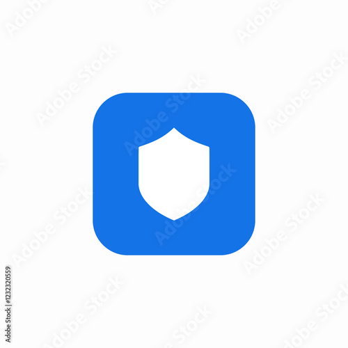 defence shield icon sign vector