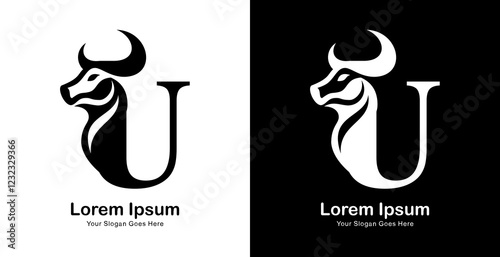 The logo design is in the shape of a bull's head combined with the letter U