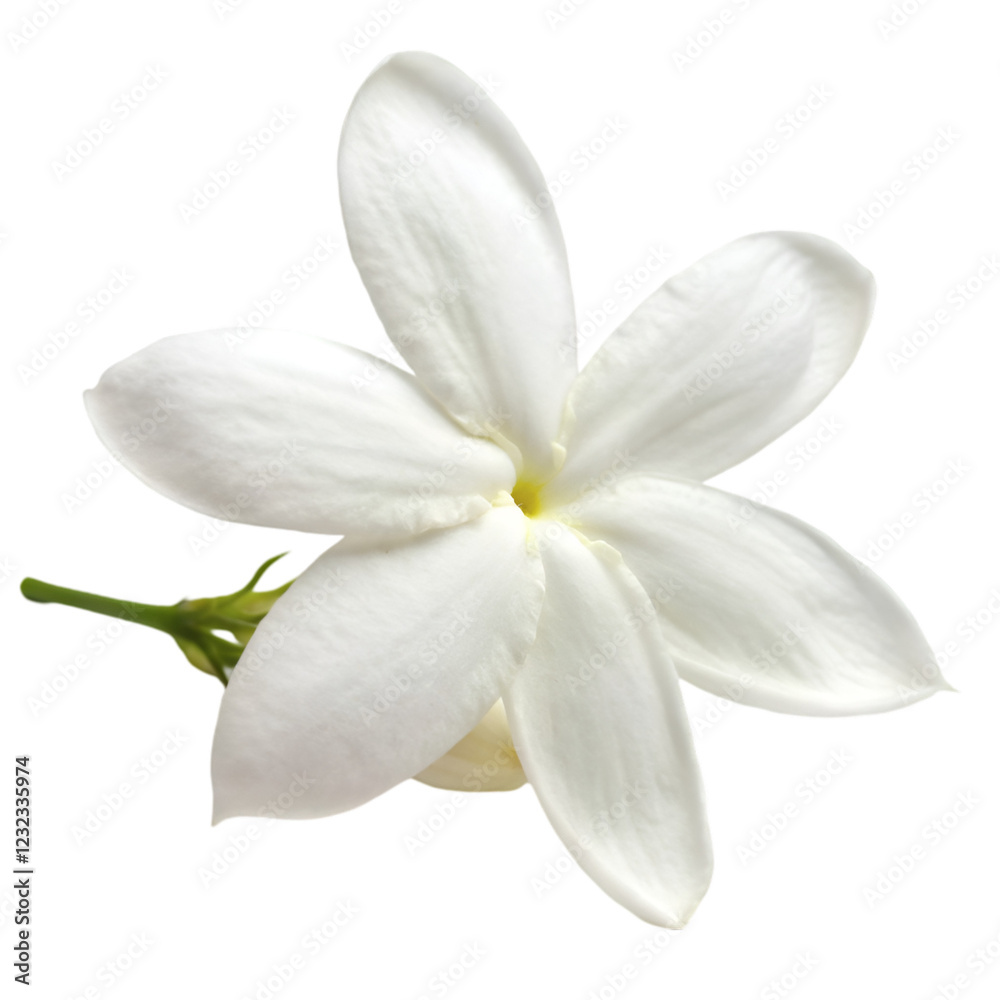 Fototapeta premium Jasmine flower isolated on transparent background