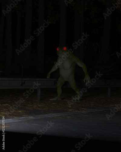Billede på lærred The Loveland Frog