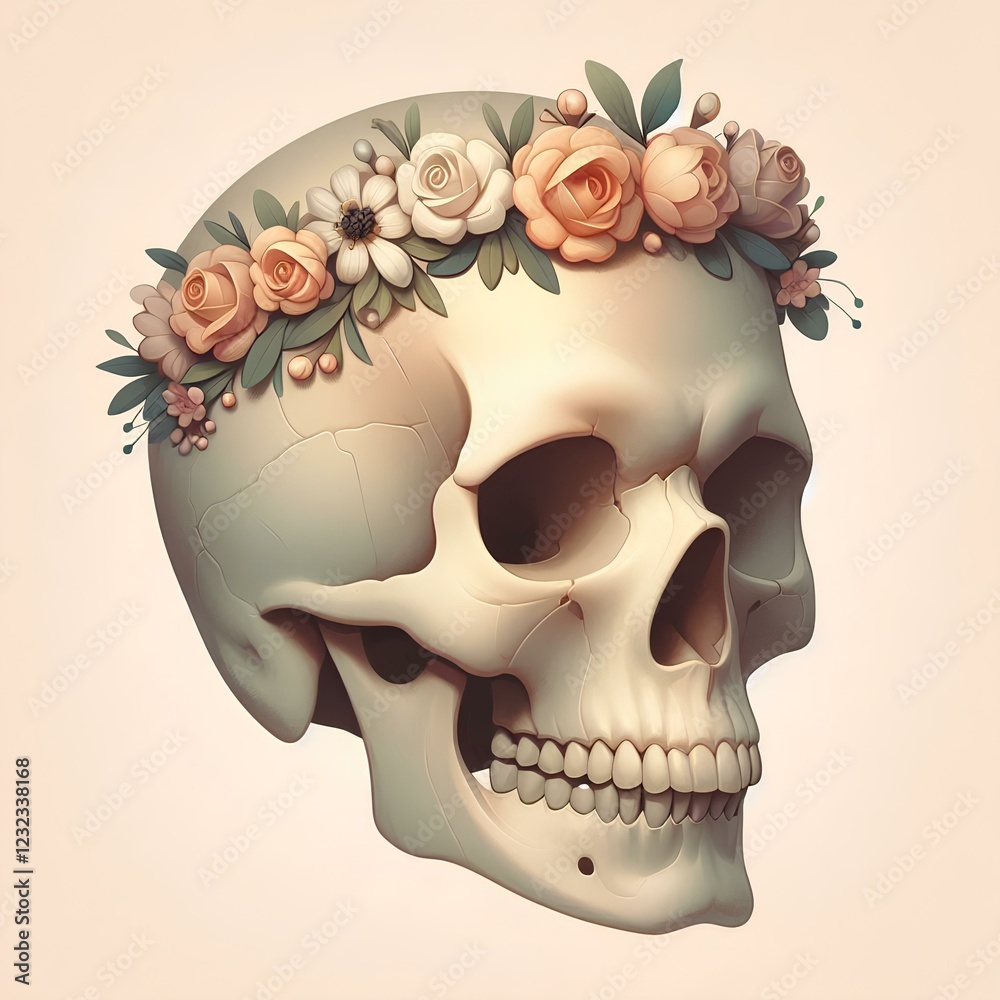 Fototapeta premium Fantasy Skull