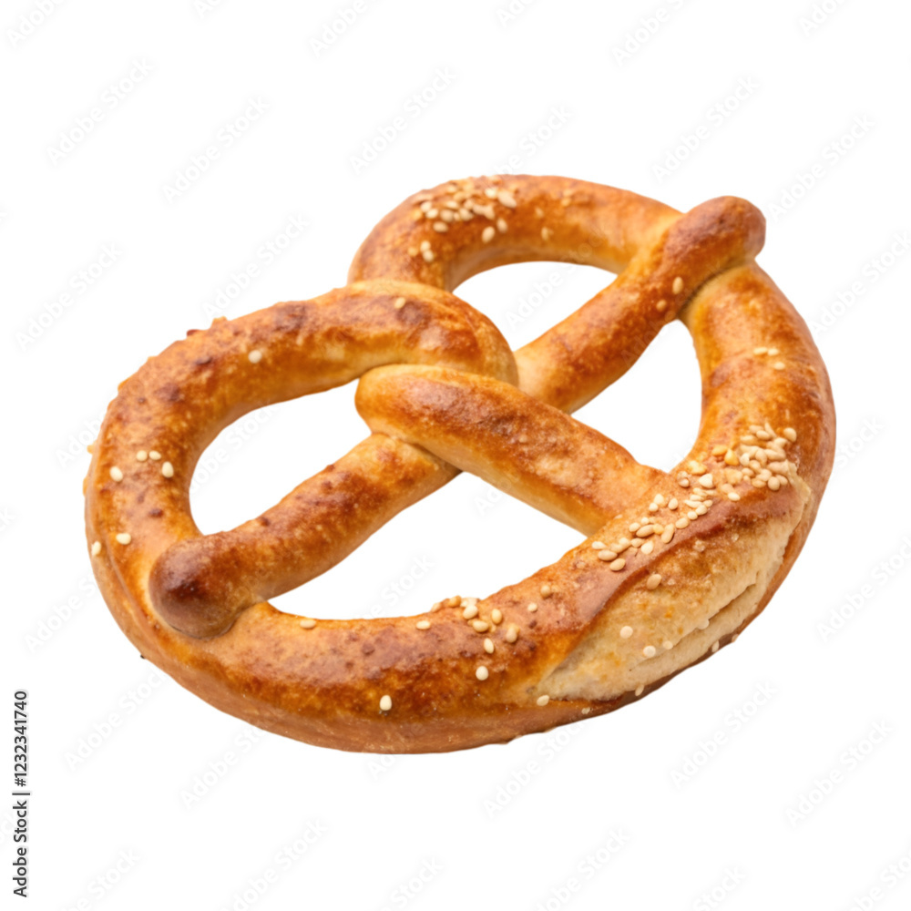 Pretzel isolated on transparent background Pretzel isolated on transparent background