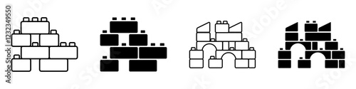 Building toy icon vectors for apps and web.