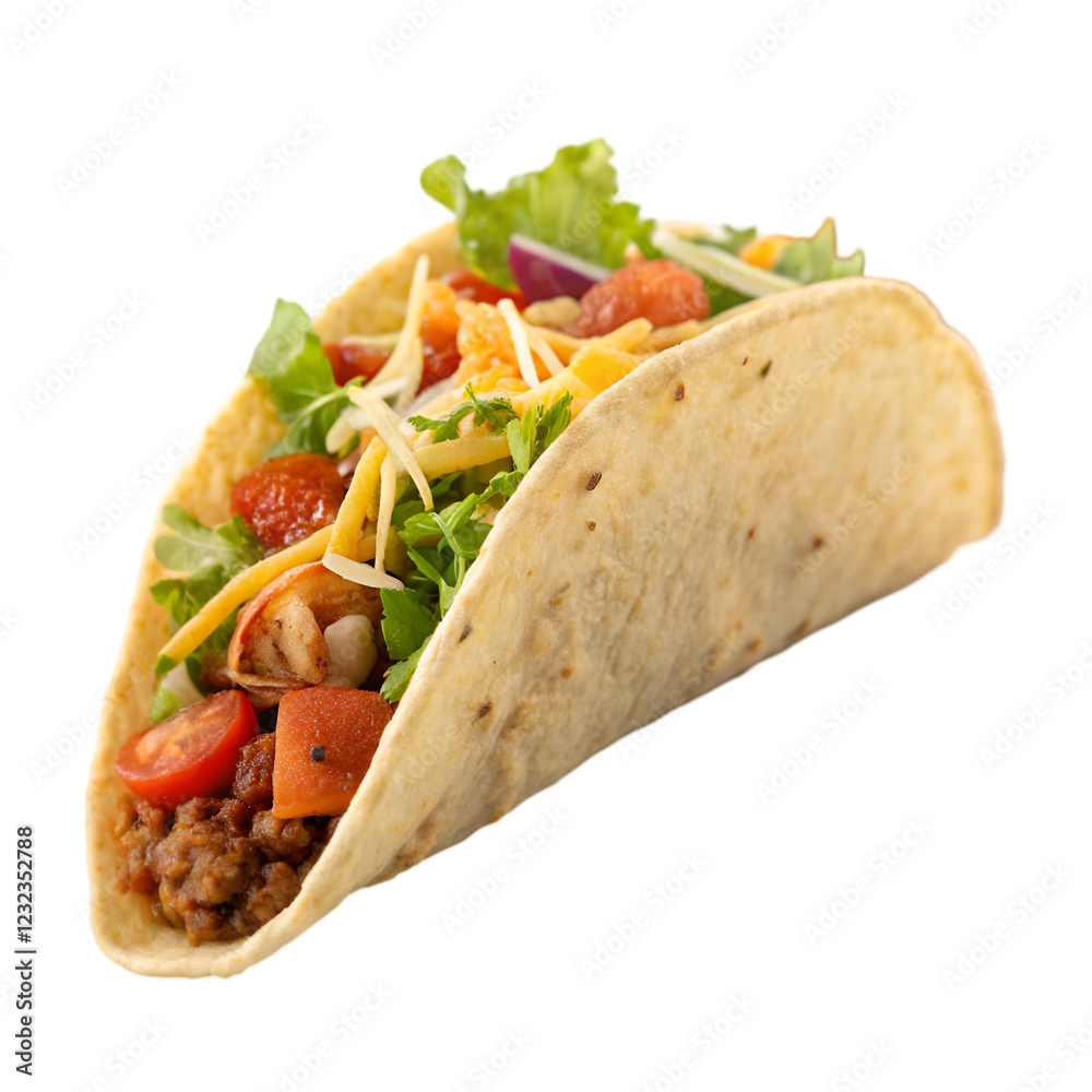 Taco isolated on transparent background Taco isolated on transparent background