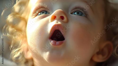 Close-Up of Baby's Face Exp...