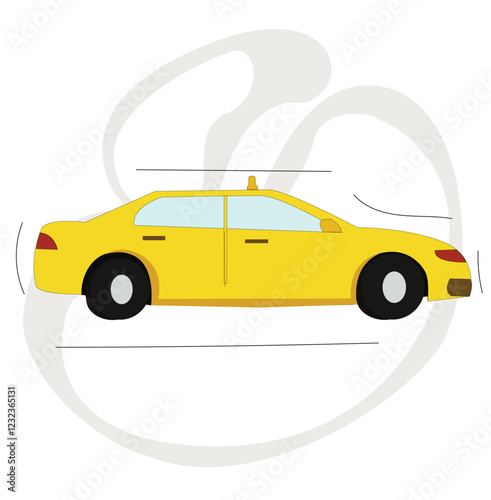 Taxi icon. Taxi Yellow Car