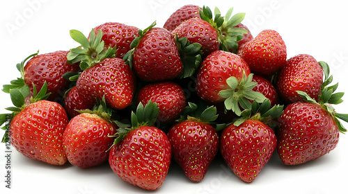 Fresh Strawberries Piled To...