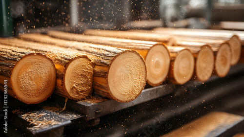 Freshly Cut Logs Move Along...
