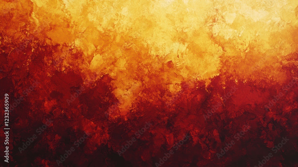 Fototapeta premium A Fiery Background with Deep Scarlet and Glowing