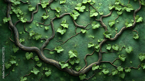 3D Illustration: Ivy Vines ...