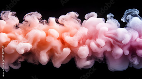 Pink and White Smoke Create...