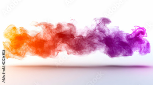 Colorful Smoke Plume Create...