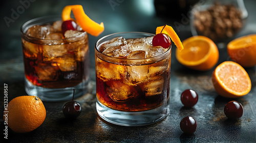 Two Refreshing Cocktails wi...