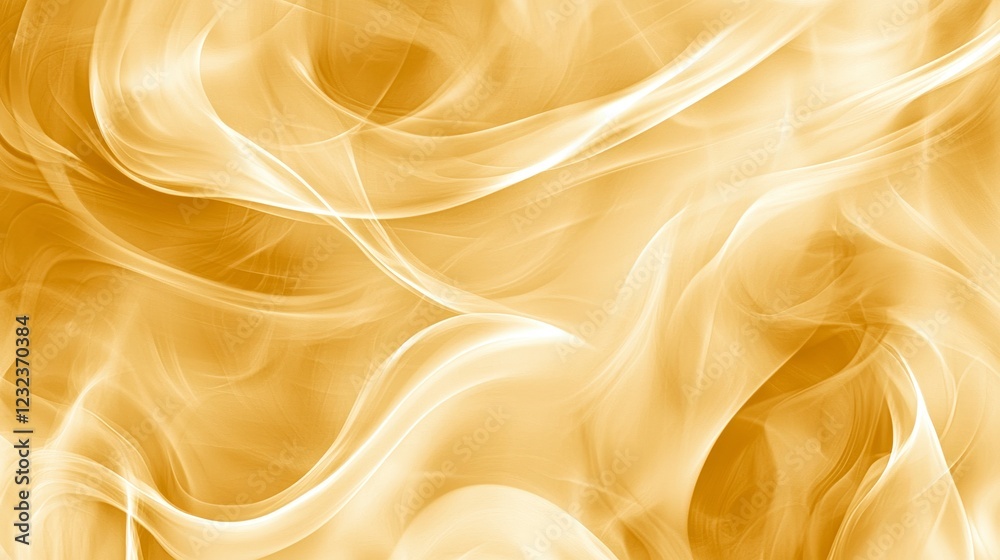 Abstract Swirling Light Trails in Warm Golden Hues Abstract Swirling Light Trails in Warm Golden Hues