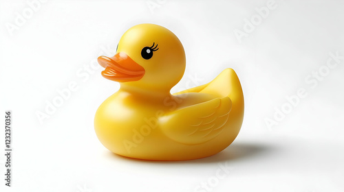 Yellow Rubber Duck Sits Cal...