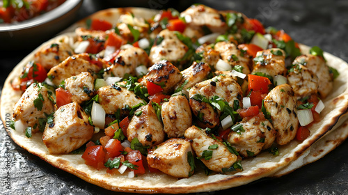 Grilled Chicken with Vegeta...