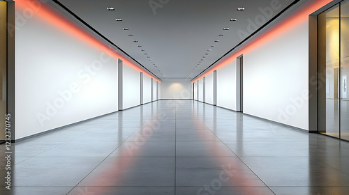 Modern Empty Corridor with ...