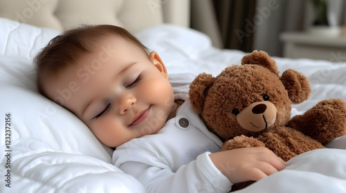 Adorable Baby Sleeps Peacef...