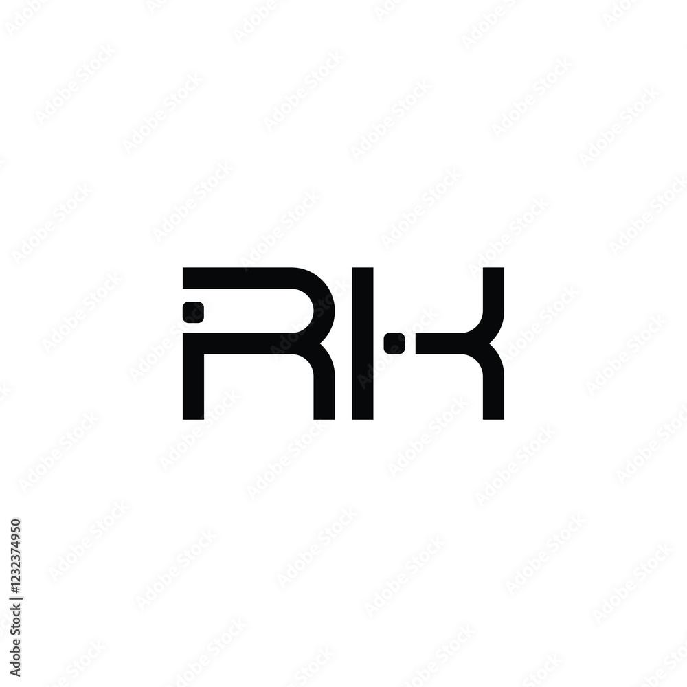 RK monogram logo design letter text name symbol monochrome logotype alphabet character simple logo RK monogram logo design letter text name symbol monochrome logotype alphabet character simple logo